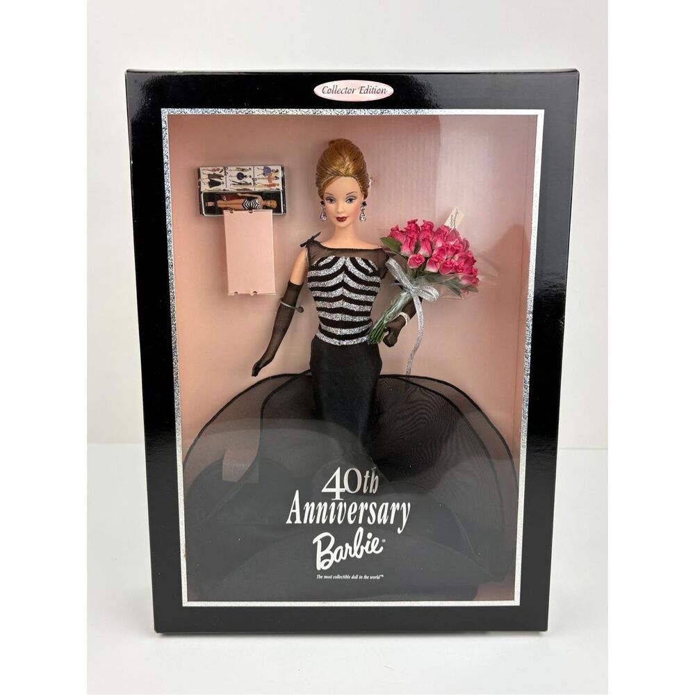 1999 40th Anniversary Barbie Doll Collector Edition Mattel #21384 Sealed NRFB